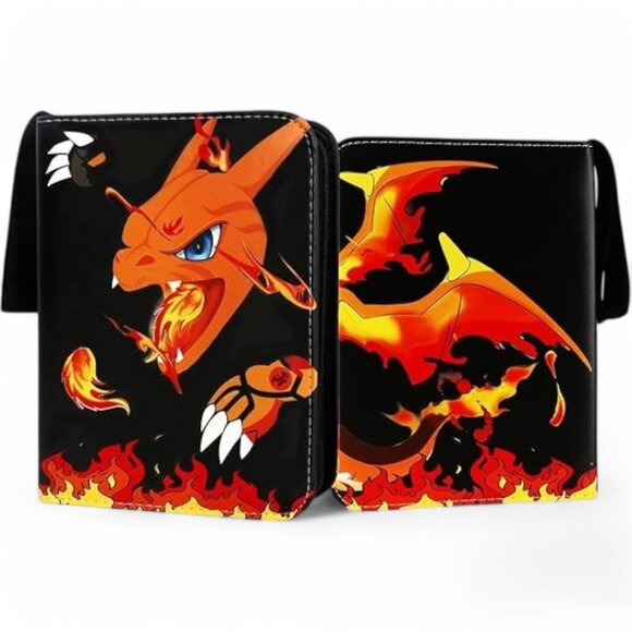 Pokemon 4 Pocket 440 Cards 55 Removable Sleeves TCG Dragon Card Binder Charizard - Picture 3 of 6